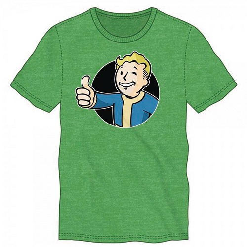 FALLOUT HEATHER GREEN T/S MED/ JUN162339