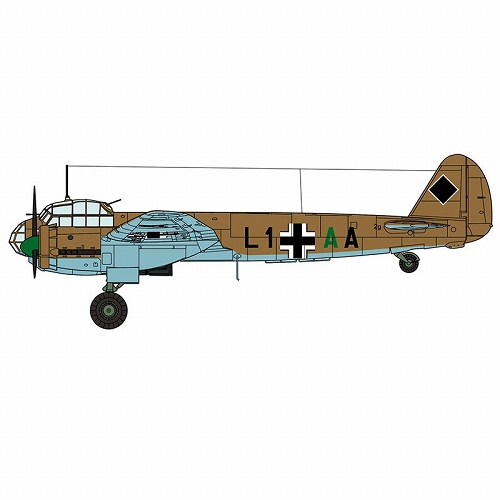 ユンカース Ju88A-10 A-5Trop 北アフリカ 1/48 プラモデルキット 07440