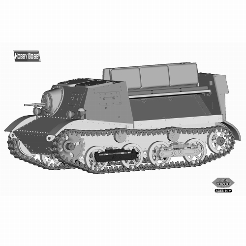 ファイティングヴィークル/ ソビエト T-20 コムソモーレツ 装甲牽引車 1940年型 1/35 プラモデルキット 83848