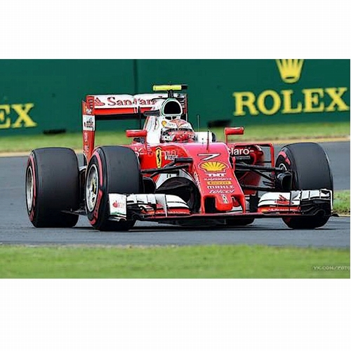 フェラーリ SF-16H オーストラリアGP F1 2016 K.ライコネン ケース付 1/18 P18127B