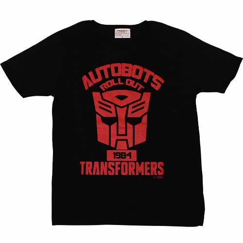【再生産】トランスフォーマー/ オートボット カレッジ Tシャツ ブラック サイズL