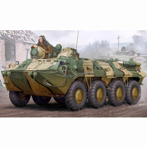 BTR-80 装甲兵員輸送車/連邦軍特殊任務部隊フィギュア 1/35 プラモデルキット MCT918