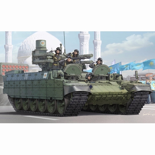 カザフスタン共和国軍 BMP-T 戦車支援戦闘車 1/35 プラモデルキット 09506