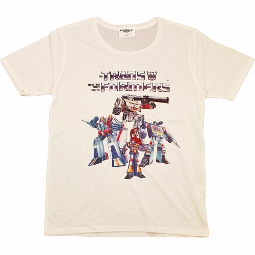 【再生産】トランスフォーマー/ チーム ディセプティコン 1980's Tシャツ ホワイト サイズXS