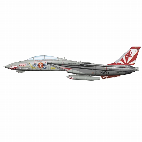 F-14A トムキャット第111戦闘飛行隊 サンダウナーズ 1/72 HA5213