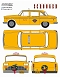 ハリウッドシリーズ/ 3人のゴースト Scrooged: 1978 チェッカー タクシーキャブ 1/43 86075