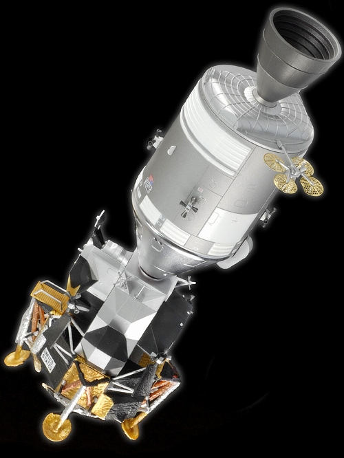 【再入荷】NASA アポロ11号 CSM 司令船/機械船 with 月着陸船 月軌道 1/72 塗装済完成品 DRW50375/ ミニチュアモデル/ ドラゴン - 映画・アメコミ・ゲーム