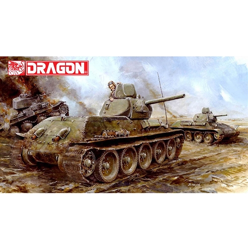 ソビエト軍 T-34/76 1941年型 鋳造砲塔 1/35 プラモデルキット DR6418
