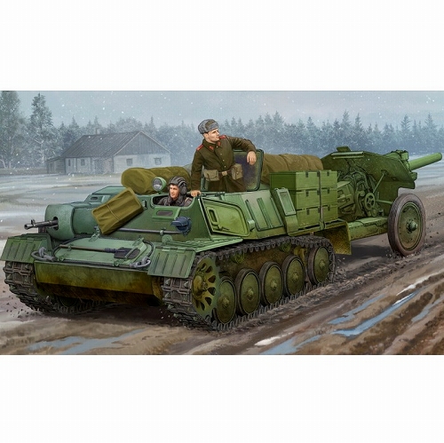 ソビエト軍 小型装甲牽引トラクター AT-P 1/35 プラモデルキット 09509