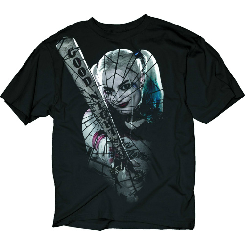 SUICIDE SQUAD HARLEY SHATTER BLK Tシャツ US Sサイズ / AUG162519