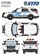2015 フォード ポリス インターセプター ユーティリティ ニューヨーク ポリス NYPD 1/18 12973