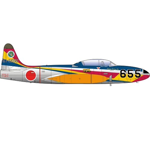 航空自衛隊 T-33 航空総隊司令部飛行隊 創設40周年記念 塗装機 1/72 プラモデルキット AC-20