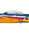 航空自衛隊 T-33 航空総隊司令部飛行隊 創設40周年記念 塗装機 1/72 プラモデルキット AC-20