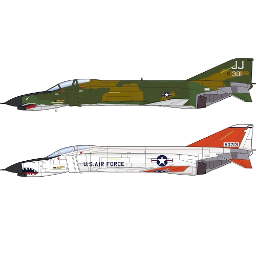F-4E ファントムII U.S.エアフォース 2機セット 1/144 プラモデルキット FC-5