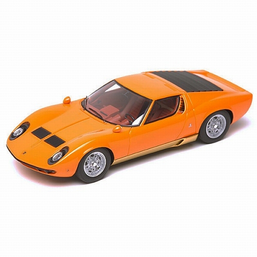 【再生産】ランボルギーニ ミウラ P400 1967 オレンジ/ゴールド 1/43 EM166A
