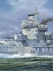 WWII 英国海軍 戦艦 ウォースパイト 1942 1/700 プラモデルキット W152