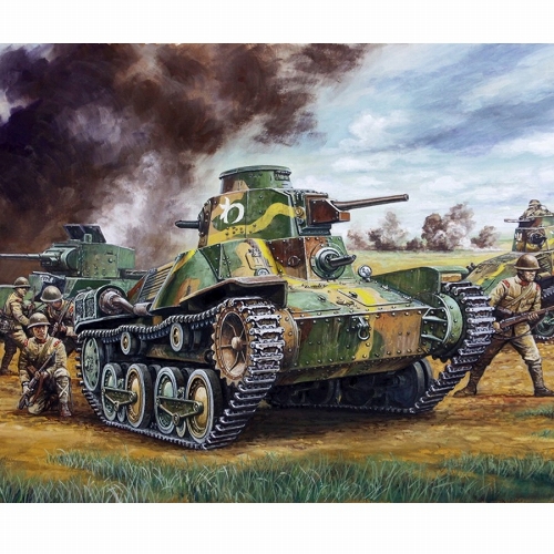 帝国陸軍 九五式軽戦車 ハ号 ノモンハン 1/35 プラモデルキット FM48