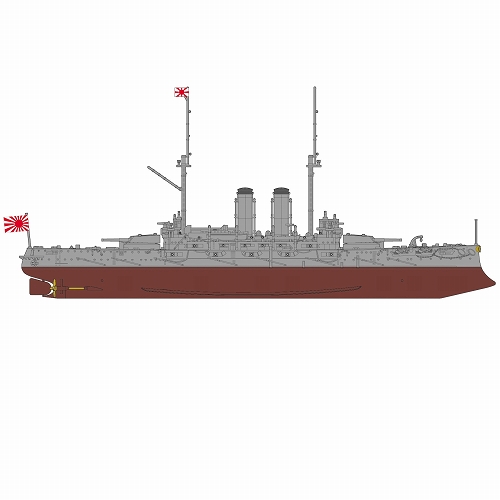 日本海軍 戦艦 三笠 フルハルスペシャル 1/700 プラモデルキット CH120