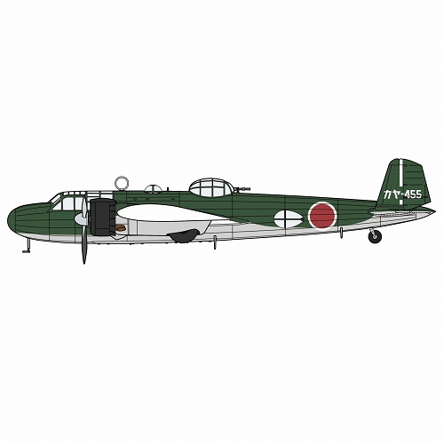 三菱 G3M3 九六式陸上攻撃機 23型 鹿屋航空隊 1/72 プラモデルキット 02218