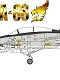 クリエイターワークス/ エリア88: F-14A トムキャット ミッキー・サイモン 1/48 プラモデルキット 64744