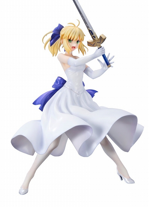 Fate/stay night Unlimited Blade Works/ セイバー 1/8 PVC 白ドレス ver