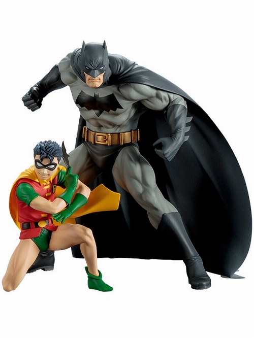 ARTFX+/ DCユニバース オールスター バットマン＆ロビン ザ・ボーイワンダー: ダイナミックデュオ バットマン＆ロビン 1/10 PVCセット - イメージ画像