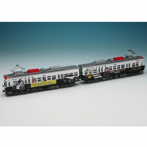 【再生産】京阪600形 パト電 ラッピング電車 AKB48 田名部生来 2輌セット 1/150 プラモデルキット KO-3