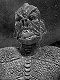 Monstarz モンスターズ/ 恐怖の火星探検: ザ・テラー 火星の吸血獣 3.75インチ レトロ アクションフィギュア ブラック＆ホワイト ver