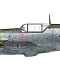 Bf-109E-4 メッサーシュミット ヘルムート・ヴィック 1/48 HA8711