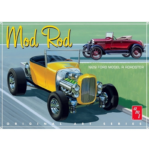 【2次受注分】1929 フォード・モデルA ロードスター OAS モッド・ロッド 1/25 プラモデルキット AMT1000