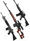 【再生産】リアリスティックウエポンシリーズ/ リアリスティックライフル 1/12 プラモデルキット GUN-2