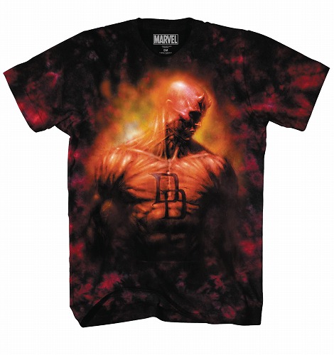 DAREDEVIL FLAME ON PX BLACK/RED T/S XL / DEC162266