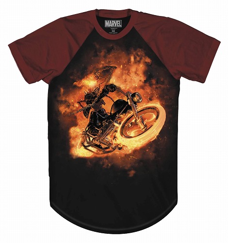 GHOST RIDER FLAME WHIP PX BLACK T/S LG / DEC162270