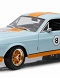 【再入荷】1967 シェルビー GT-500 ガルフオイル ライトブルー with オレンジストライプ シェルビーフード 1/18 12954