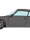 ポルシェ 911 ターボ 1988 スレートグレー ブラックインテリア マットブラック/クリアブラックリム 1/43 VM115B5