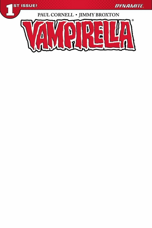 VAMPIRELLA #1 BLANK AUTHENTIX/ JAN171626