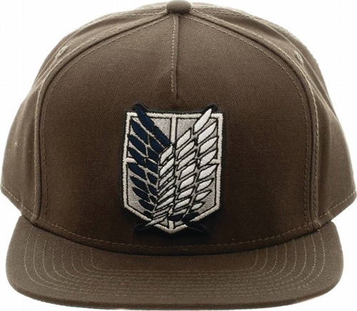 ATTACK ON TITAN SCOUT CANVAS SNAPBACK HAT / JAN172640