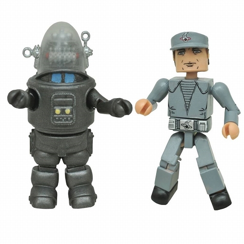 ミニメイツ/ 禁断の惑星: ロビー・ザ・ロボット＆C-57Dクルーマン 2PK