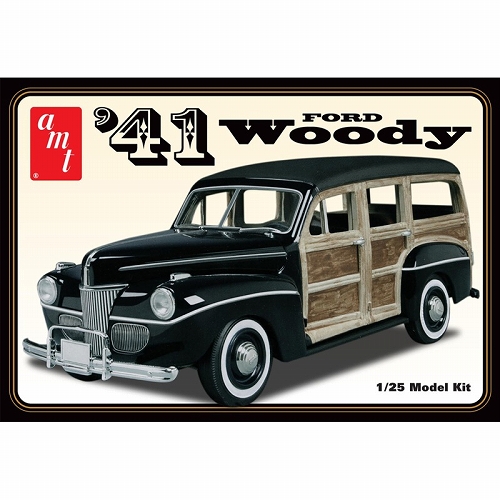 【再入荷】1941 フォード ウッディ 1/25 プラモデルキット AMT906