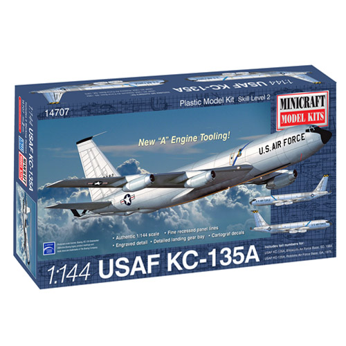 【再入荷】アメリカ空軍 KC-135A 1/144 プラモデルキット MC14707