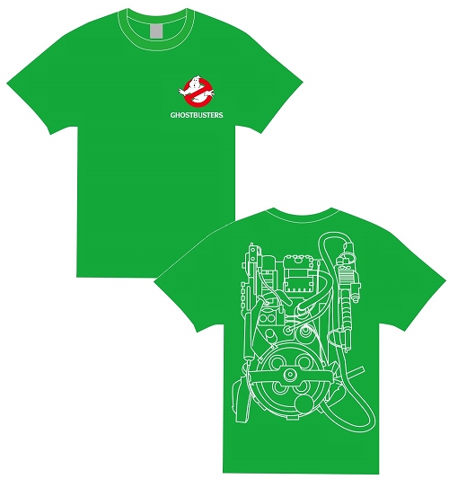 ゴーストバスターズ/ プロトンパック タイプB Tシャツ グリーン サイズM