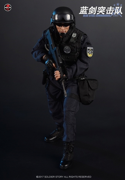 ブルースチール コマンド SWAT 1/6 アクションフィギュア SS099 - イメージ画像