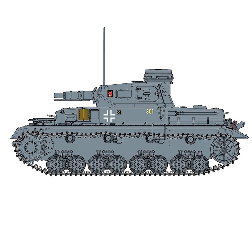 WW.II ドイツ軍 IV号戦車D型 スマートキット 1/35 プラモデルキット DR6873
