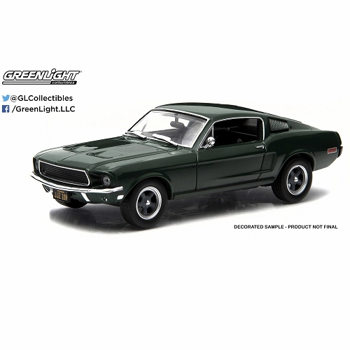 【再生産】ハリウッドシリーズ/ ブリット 1968: 1968 フォード マスタング 1/43 86431