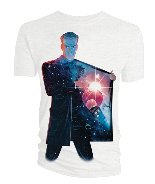 DOCTOR WHO 12TH GALAXY COAT LINING PX WHITE T/S XL / FEB172288