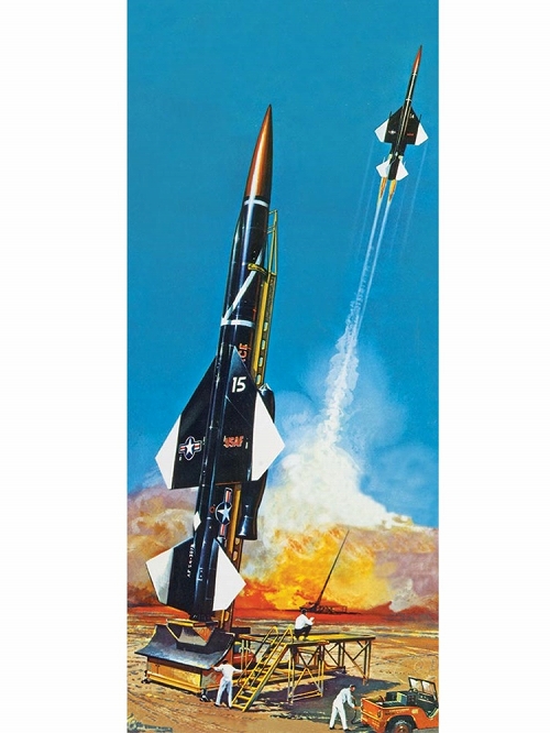 アメリカレベル/ ボマーク ミサイル 1/56 プラモデルキット 1806