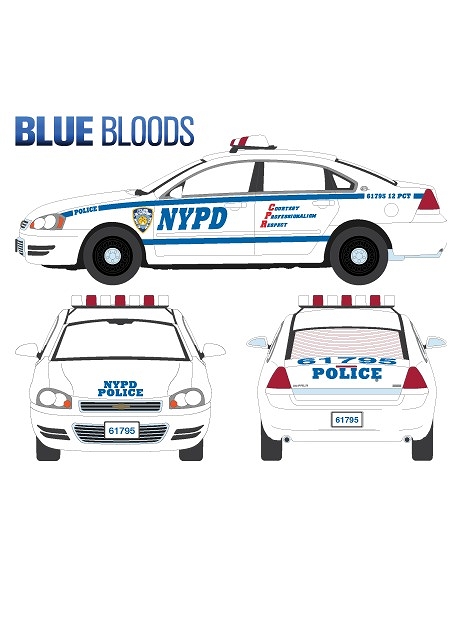 ブルーブラッド NYPD家族の絆/ 2010 シェビー インパラ ニューヨークシティ ポリス NYPD 1/43 86509