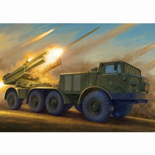 ソビエト軍 BM-27 多連装ロケットランチャー ウラガン 1/35 プラモデルキット 01046 - イメージ画像