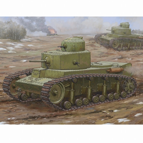 ファイティングヴィークル/ ソビエト T-12 中戦車 1/35 プラモデルキット 83887