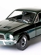 【再生産】ブリット/ 1968 フォード マスタングGT ファストバック ハイランドグリーン 1/18 12822